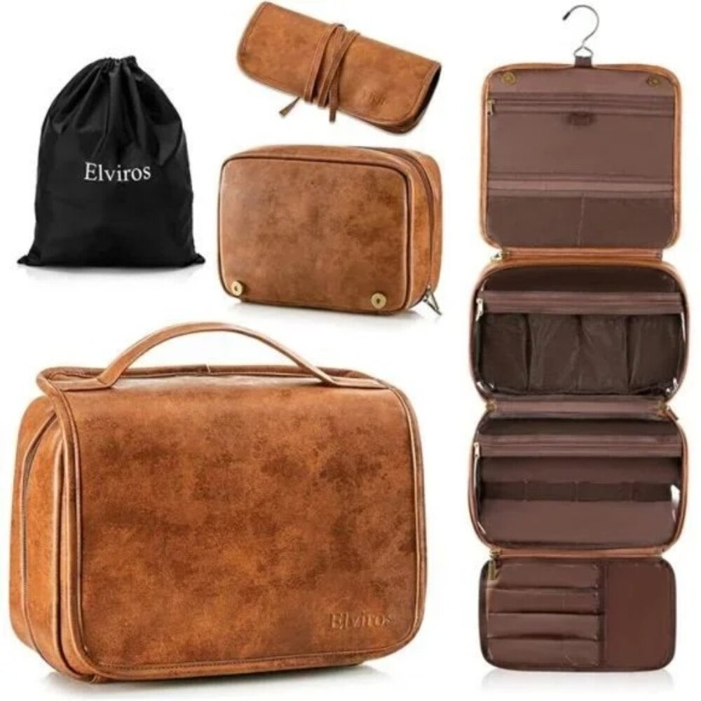 Toiletry Bag Hanging Travel Organizer for Men and Women, 3 in 1 Multifunctional